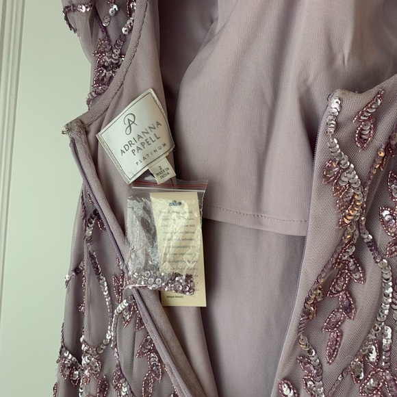 Adrianna Papell Beaded Dress 40263 - Picture 5 of 6